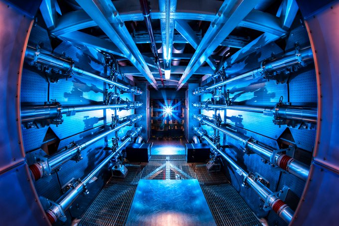 National Ignition Facility's target chamber. Tune in for an announcement tomorrow at 7 a.m. PT: https://www.energy.gov/livestream. 