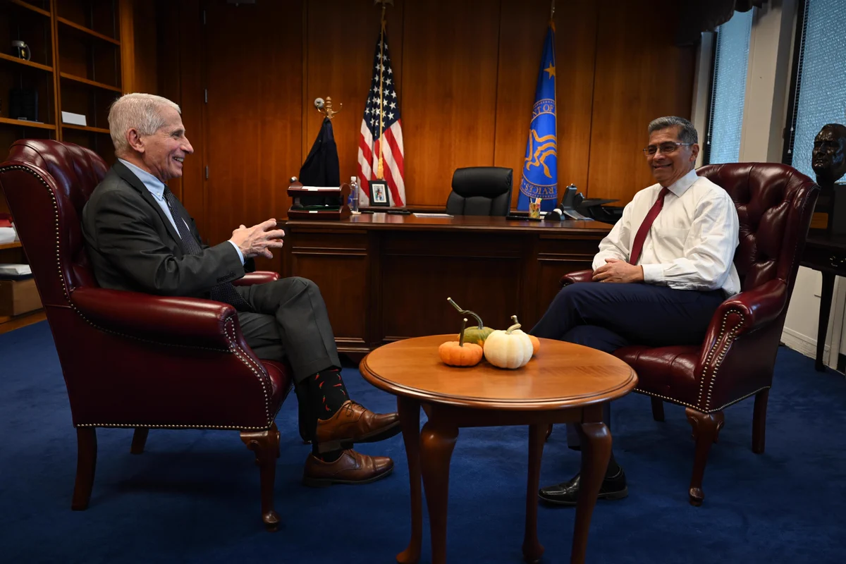 Secretary Becerra and Dr. Fauci