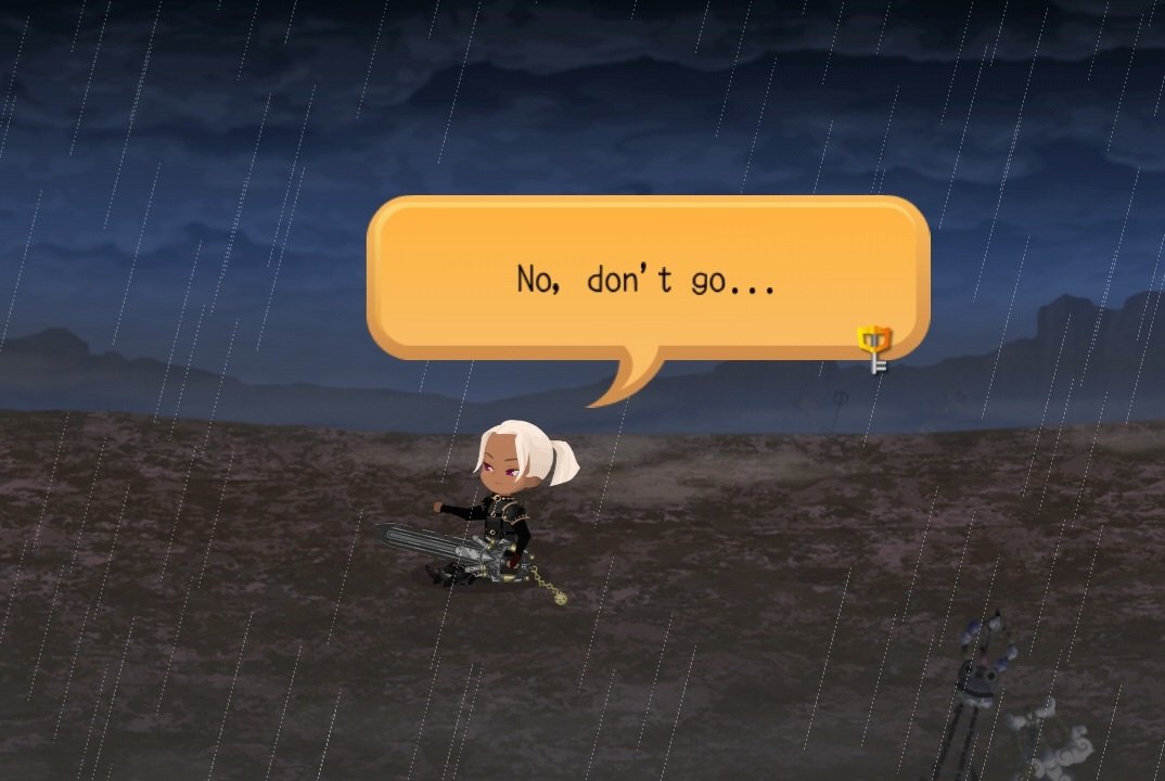 "No, don't go..." 

#KingdomHearts #KHUX