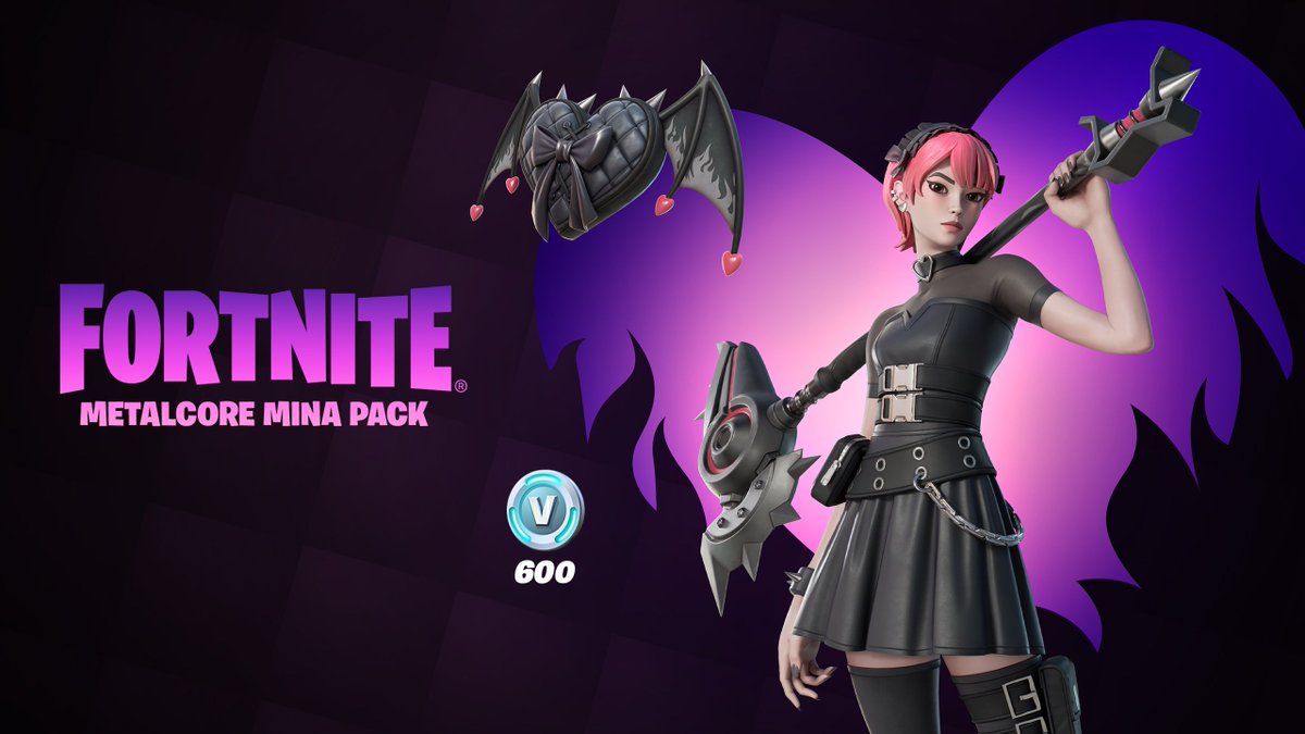 ShiinaBR's tweet photo. The new Metalcore Mina Starter Pack is now available!! 🔥

Use SAC "Shiina" if you wanna support me, thank you! ❤️ #EpicPartner https://t.co/7OcLccaBKa
