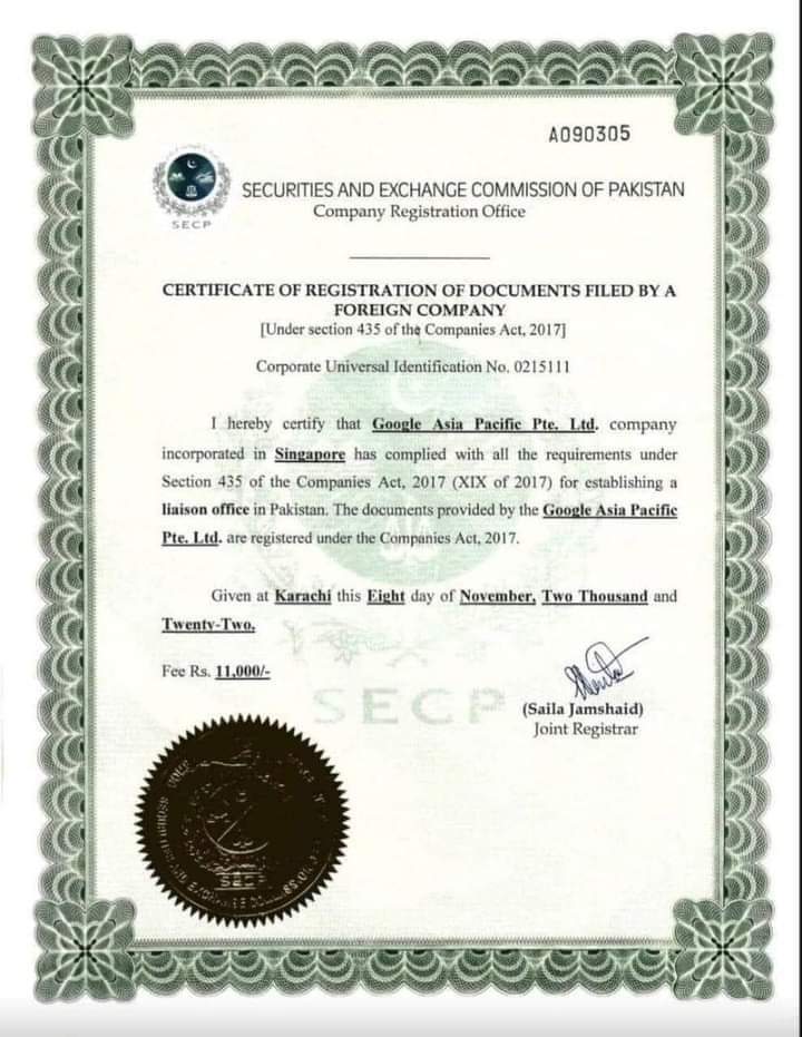 PPPDCSocialMedi's tweet photo. Google going to open their office in pakistan very soon. 
Thank you Chairman Bilawal Bhutto Zardari 👍
@BBhuttoZardari @FaryalTalpurPk
@SMasroorAhsan @MediaCellPPP @iDrAsim @PMOIslamabad @PPP_KORANGI_786 https://t.co/0oXQC3NT3Z