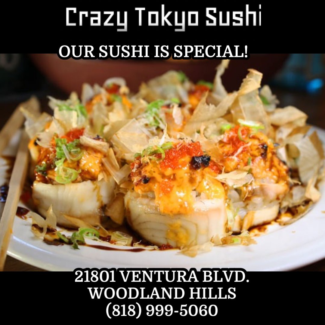 Dine in or enjoy takeout and delivery. 
⁣
.⁣
.⁣
.⁣
.⁣
.⁣
#sushiwoodlandhills #yourfavoritesushi #tunalove #sushitime🍣 #sushisfv #sanfernandovalley #sushilovers #woodlandhills #sanfernandovalleyeats