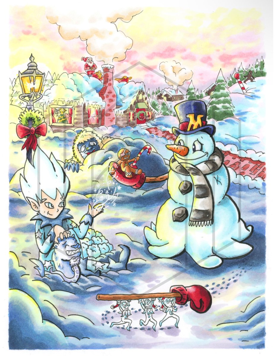 KRWKampmann's tweet photo. Just finished an illustration for Christmas “A very Cryptid Christmas” 

https://t.co/aT3ITDCeXO

#Christmas #cryptids #metazoo #TCG #Illustrations https://t.co/STjJctxqAK