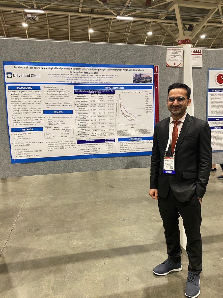 Deepa Jagadeesh, MD (@deepjagmd) on Twitter photo Incidence of secondary heme malignancies in CLL. Awesome job Rahul! <a href="/RahulMishraMBBS/">Rahul Mishra</a> <a href="/AgrimaMianMD/">Agrima Mian</a> <a href="/paolocaimiMD/">Paolo F. Caimi</a> #CleClinicCanc <a href="/CleClinicMD/">Cleveland Clinic MD</a> #ASH22 Incidence of secondary heme malignancies in CLL. Awesome job Rahul! <a href="/RahulMishraMBBS/">Rahul Mishra</a> <a href="/AgrimaMianMD/">Agrima Mian</a> <a href="/paolocaimiMD/">Paolo F. Caimi</a> #CleClinicCanc <a href="/CleClinicMD/">Cleveland Clinic MD</a> #ASH22