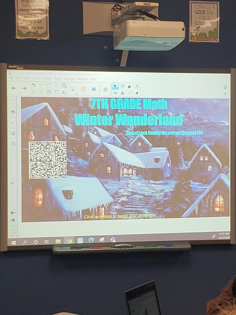 GreeneMath7's tweet image. Math 7 KAP Ss enjoy reviewing escape room style! Thank you Mr. Lasso for collaborating with Ts to create a fun experience. @SheilaBalash @spartan_speak
