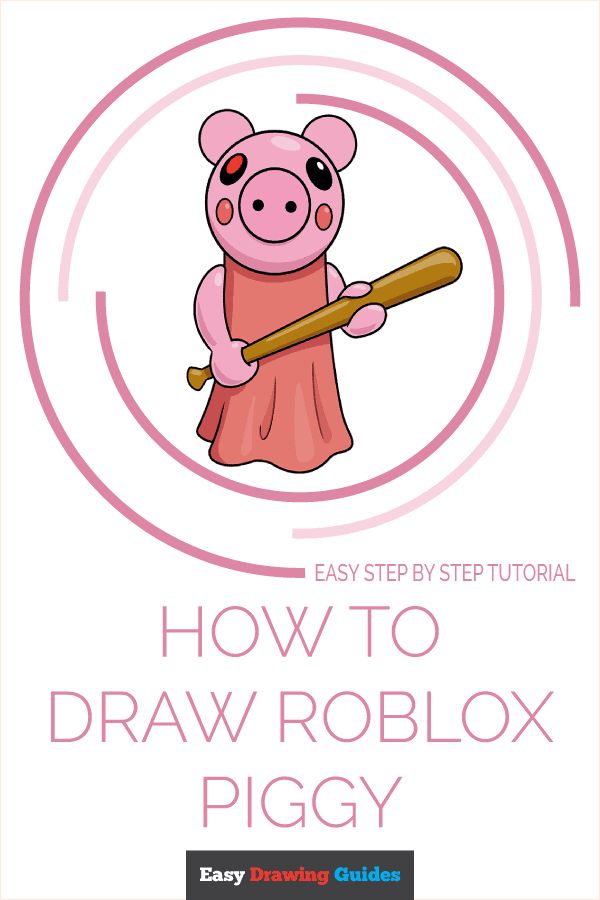 How to Draw Piggy Roblox Characters : Step-by-Step Drawings for