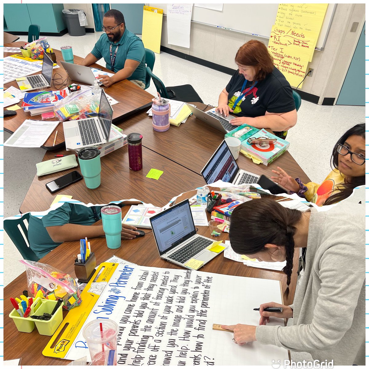 KemperontheMIC's tweet photo. Kudos to the 3rd grade math team on working collaboratively to engage in following the PLC protocols. The “work” WILL speak for itself! #ExtendedPlanning #Trusttheprocess #Getintoit #RockSTARteachers #BuilttobeaSTAR https://t.co/Opre0v41Ok