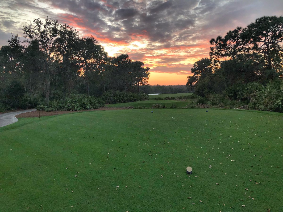 Joshua_E_Kelley's tweet photo. Monday of tournament week is in the books. A great day with little stress. Last spray on greens with some @FloratineFoliar fertilizer and @SyngentaTurf fungicide and PGR. Cloudy day cleared up to a nice afternoon. #GolfCourseSuperintendent https://t.co/NpxJmD9IPX