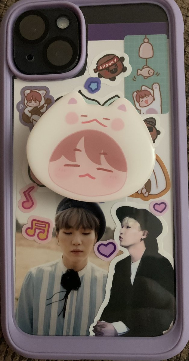 My Suga-themed phone.😆 Am I too old for this? Haha😅
