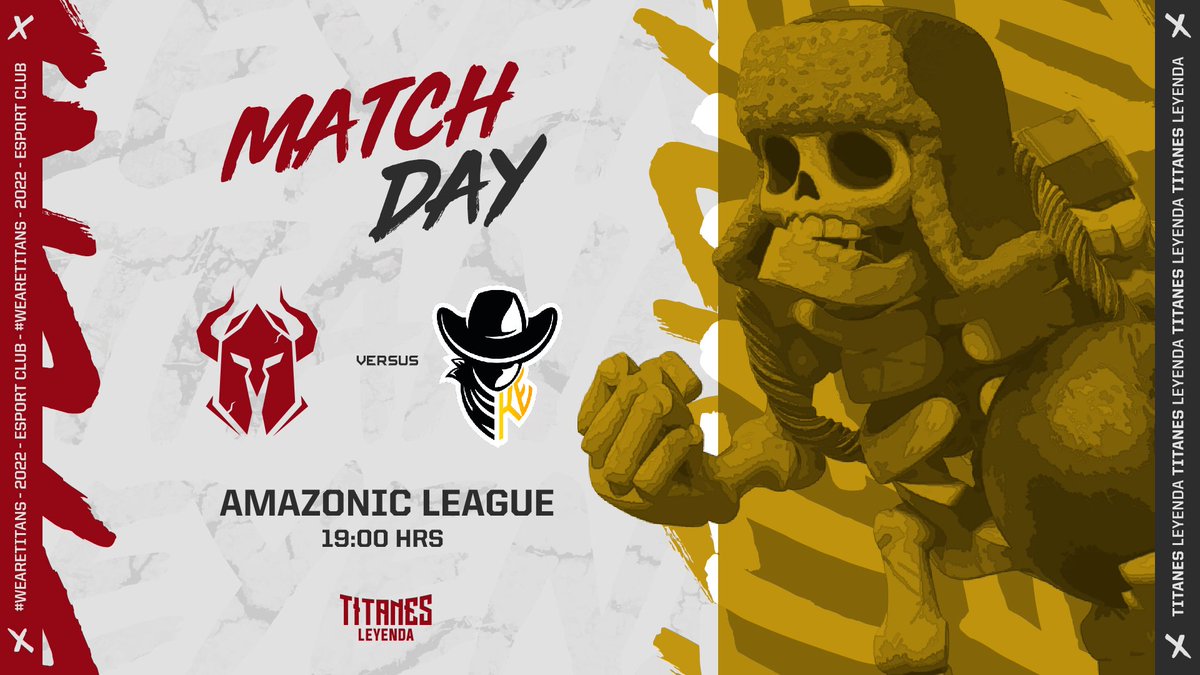 #CR | MATCHDAY 

Hoy enfrentamos un emocionante partido de octavos de final, lucharemos para seguir avanzando en este largo camino.

🏆| • <a href="/AmazonicL/">Amazonic League</a>
🆚| • @KaosEsportsGG
📍| • Octavos de final 
⏰| • 7:00pm 🇳🇮🇲🇽

#WeAreTitanes #TitanesLeyendas