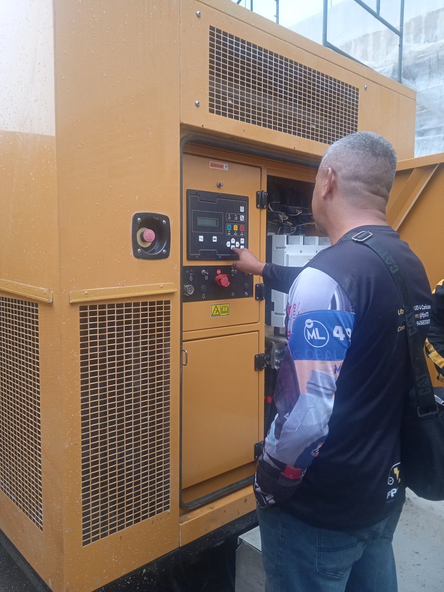 fps73ca's tweet image. Pruebas de generador C18 instalado en Galería Avanti de Las Mercedes