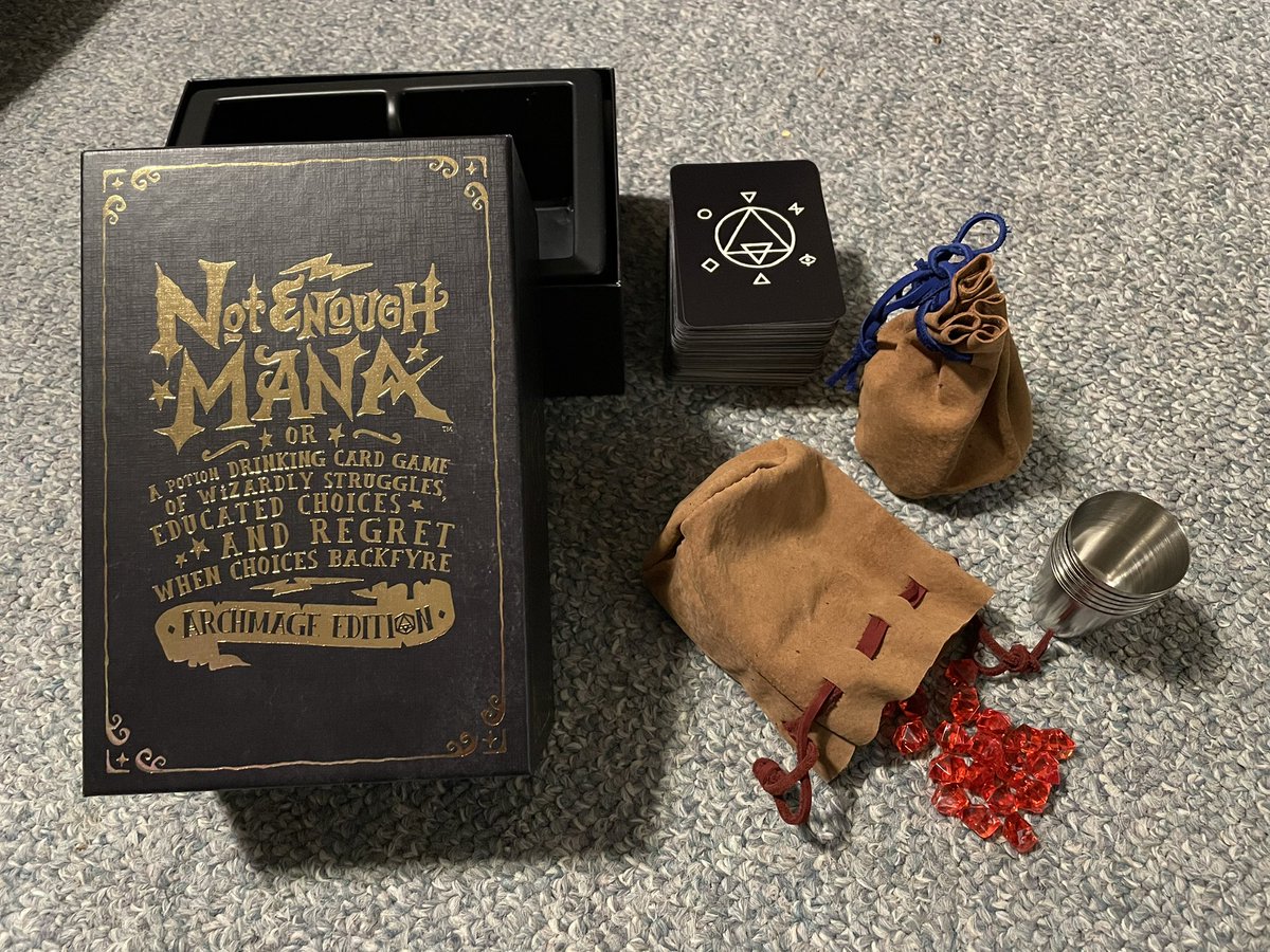 Jedka's tweet photo. Well done, @PotionInstitute- You know your packaging is solid when Canada Post does this in transit and everything inside is still pristine. Looking forward to enjoying this with friends and my favourite mana! https://t.co/HP6dy8XIM9