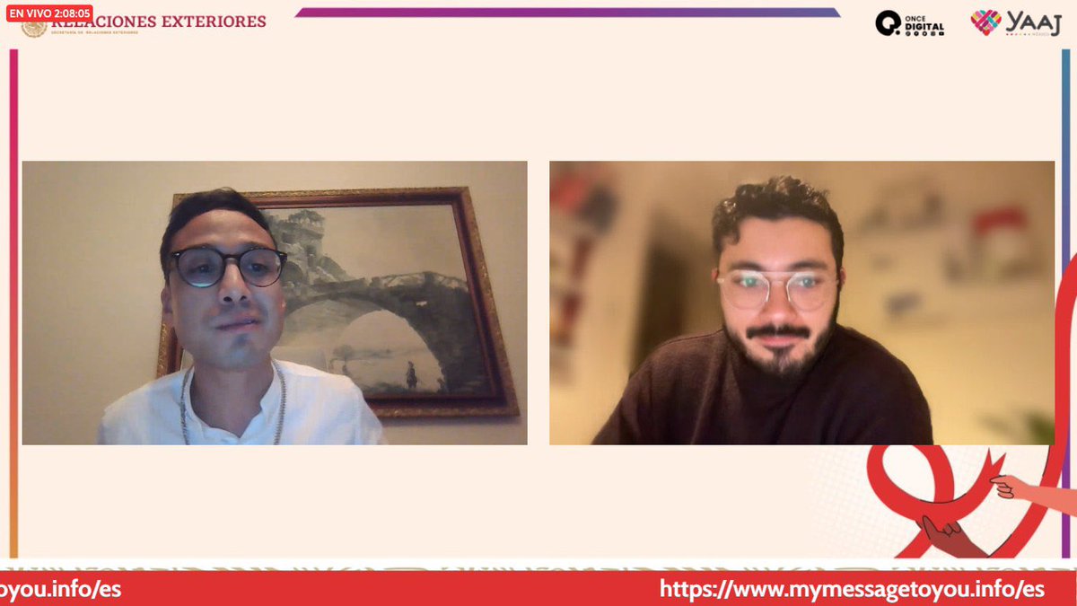 mundomontesdoca's tweet photo. Muchas gracias a @robe_tovar de @no_de_serie, por compartirnos y comentar los cortos que forman parte del proyecto #MyMessageToYou sobre personas latinxs y migrantes que viven con #VIH. 🔺✨
Acá liga a los videos 📽️: https://t.co/uEbPrCy5qU https://t.co/U8qj7Tzcao