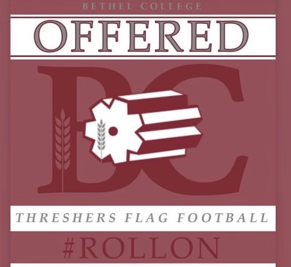 Onendonly_cheyy's tweet photo. After a great talk with Coach Rowe I am grateful to announce another offer from Bethel College❤️! @ThreshersFlagFB https://t.co/USQhxe8JD8