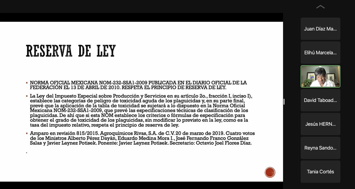 🎓Hoy en nuestra 6ta sesión del Diplomado para la Formación de Líderes en Normalización y Estandarización, <a href="/RochaJulioCesar/">Julio César Rocha López</a> explica el procedimiento de Mejora Regulatoria y los distintos tipos de AIR y <a href="/jrxopa/">José Roldán Xopa</a> expone Jurisprudencia y Tesis sobre NOMs y NMX