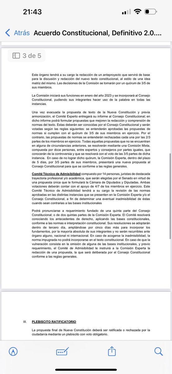 tv_monica's tweet photo. Aquí el acuerdo constituyente  que firmarán en minutos “Acuerdo por Chile” @CNNChile https://t.co/NzVEP6YIE7