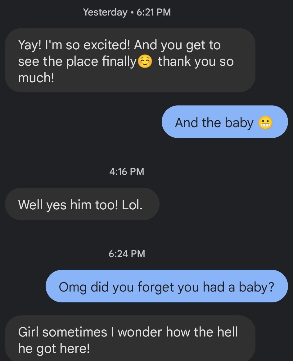 Friendship in your 30s be like: