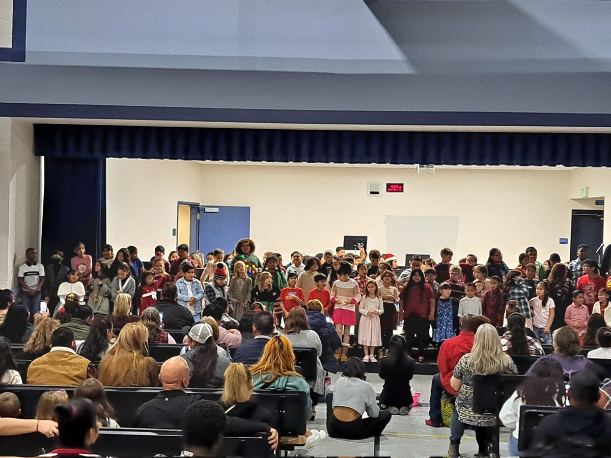 Our second and third grade choir concert.  What an #extraordinary group.  #dvusd