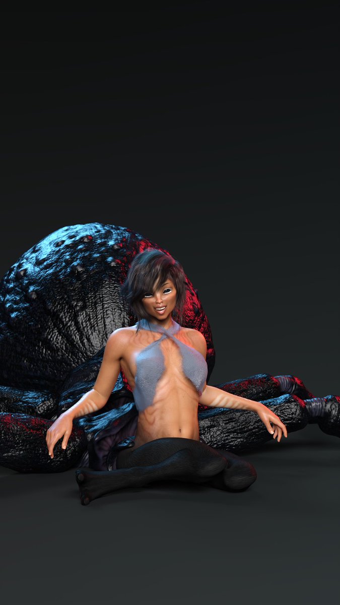Postboned_Games's tweet photo. Been having a different kind of play the last few days. I decided to attempt to make some Monster Girls. What do you think?

#MonsterGirls #Daz3D #3dart #3DCG #visualnovel https://t.co/MnhvOzrU6R