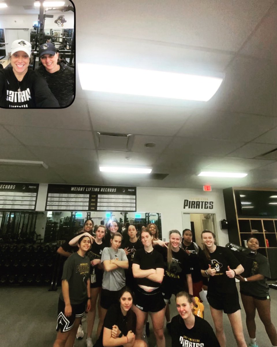 SUPiratesWBB's tweet image. Getting that work in! #toughness