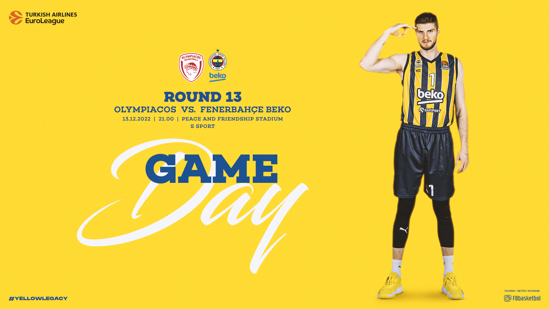 fenerbahçe beko'nun olympiakos maç paylaşımı