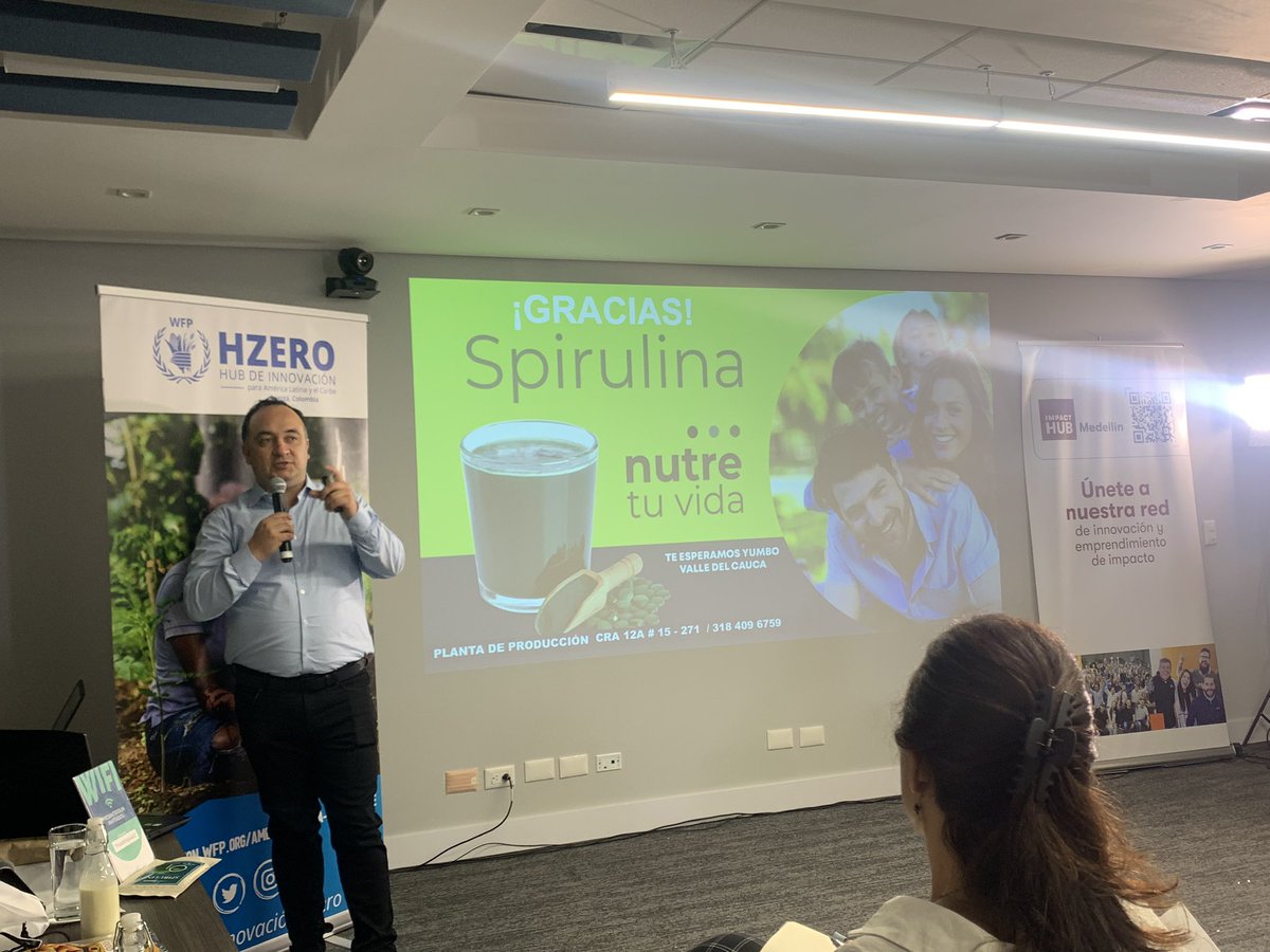 CamiloMontes's tweet photo. Hoy tuve el gran privilegio de escuchar 21 finalistas del #HZERO #I4N de @WFP_Colombia 

Intensa agenda en el PitchDay donde nos llevamos de optimismo y entusiasmo de emprendedores de 7 países. https://t.co/hJ6sLLWfAJ