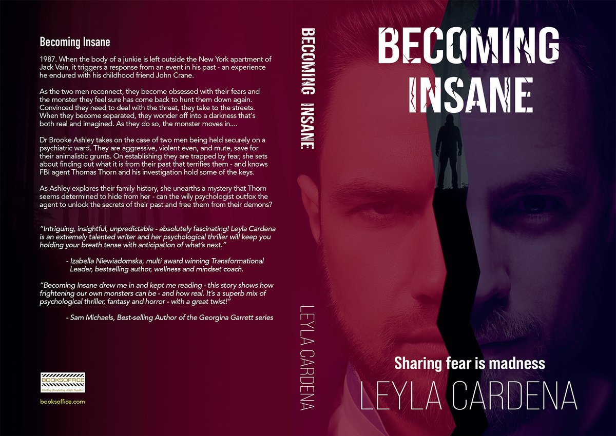Becoming Insane now in paperback! In this #thriller, John and Jack will confront the monsters of their minds. It has elements of #horror and #darkfantasy pushing the boundaries of my characters imaginations. Get it on Amazon and KU: pge.me/3rbyBP