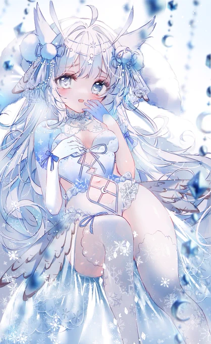 3月に描いたもふ。。#silvillust 