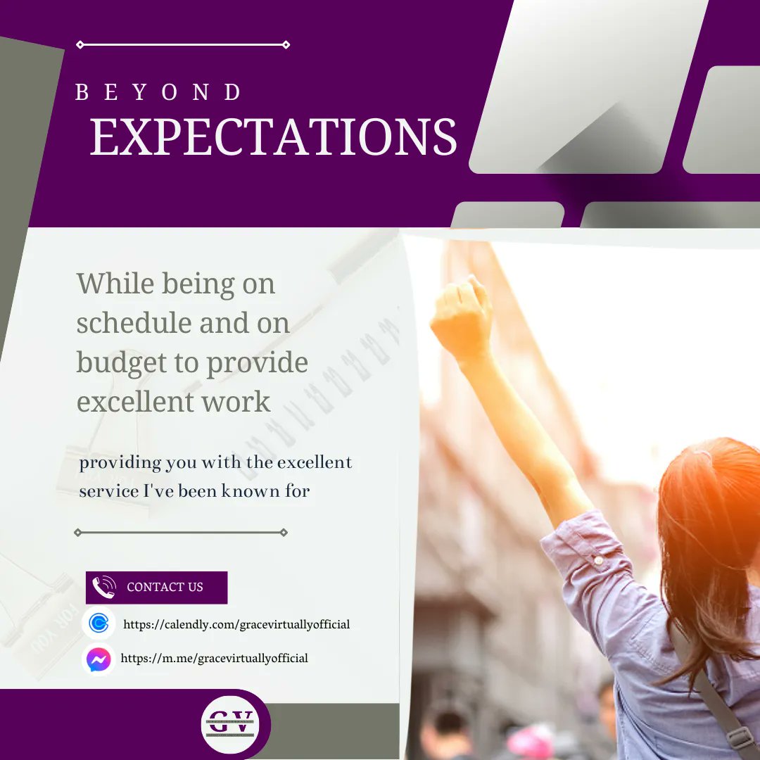 gracevirtually0's tweet image. I&apos;m eager to continue providing you with the excellent service I&apos;ve been known for 😎 

#gracevirtuallyofficial #GVtheresultorientedvirtualassistant #virtualassistantforcreatives