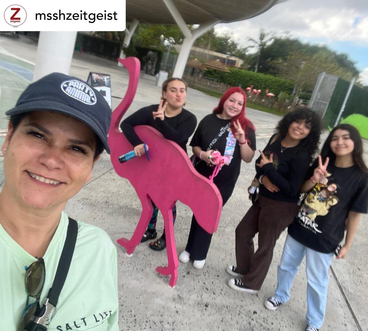 mssh_hawks's tweet photo. Not all classrooms have  four walls… 🚌. Our Woman Of Tomorrow ladies had a great time at the zoo last Friday ! #iammiamisprings #thezeitgeistmovement #mssh #zoo https://t.co/zg1FdkcXOZ