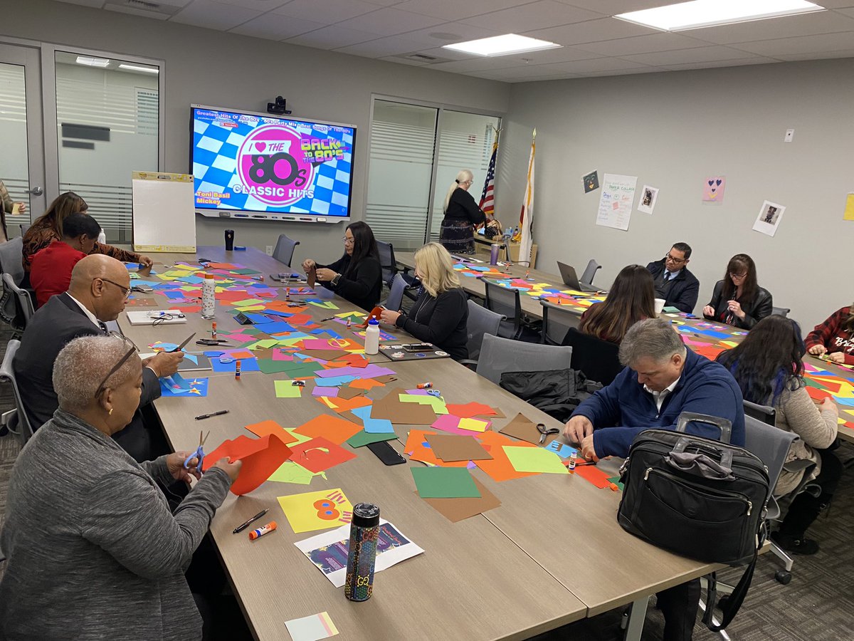 Amanda_Corridan's tweet photo. @RCOE Educational Services Division Learning day! A day of teaching, learning, wandering out of our comfort zones, and of course I added a dash of “friendly” competition! Thankful for such an amazing team who works so hard for the students of Riverside county! #team #learning https://t.co/DRNKp4VOsL
