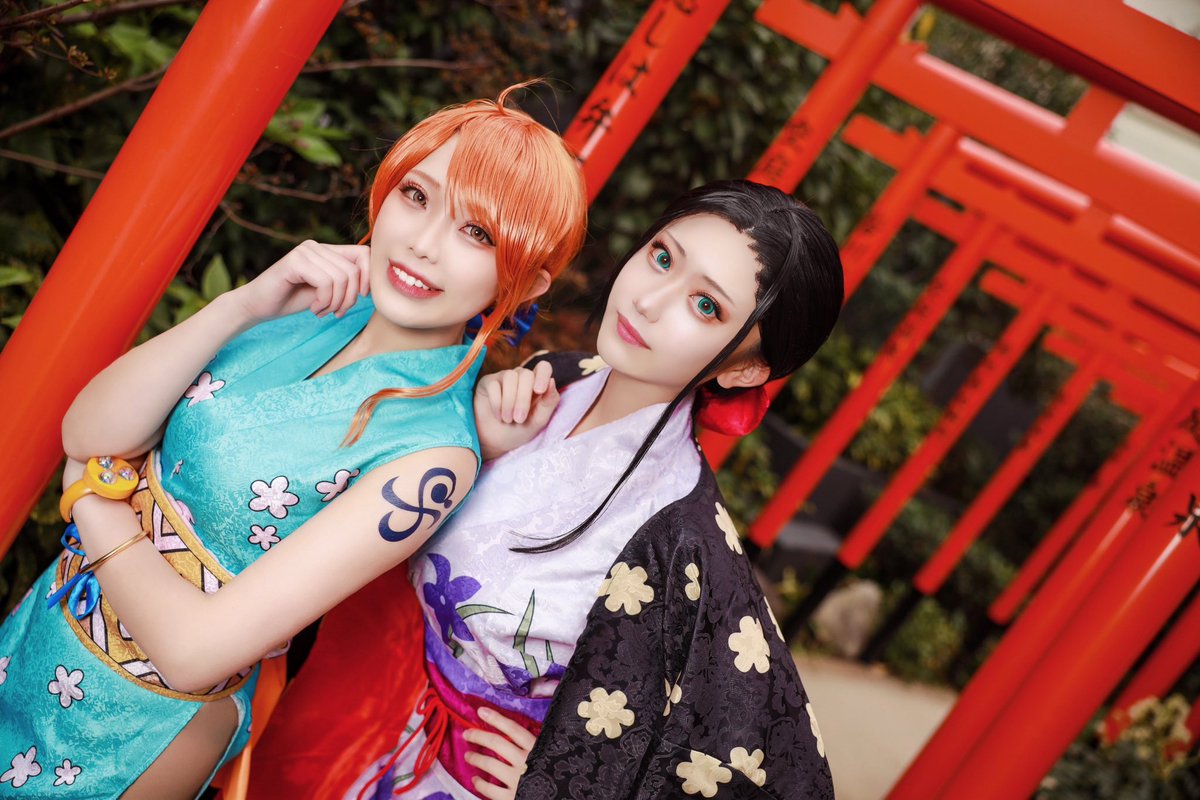 【 ONE PIECE / cosplay 】

　　　　　　おナミ &amp; おロビ

【📸<a href="/gurugurulu/">るー🦍</a> 】
#アコスタ空庭温泉