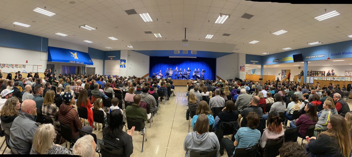 Packed house @ The Nest for our Winter Band Concert! <a href="/LeawoodMiddle/">Leawood Middle</a> <a href="/bvschools/">Blue Valley Schools</a>