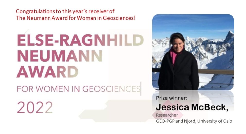 PHAB Univ. of Oslo (@phaboslo) on Twitter photo Dr. Jessica Ann McBeck <a href="/NjordUiO/">Njord Univ. of Oslo</a> is this year's winner of the Else-Ragnhild Neumann Award for Women in Geosciences. McBeck’s work studies fracture network coalescence and strain localization in both experiments and numerical models. Congratulations! mn.uio.no/ceed/om/aktuel… Dr. Jessica Ann McBeck <a href="/NjordUiO/">Njord Univ. of Oslo</a> is this year's winner of the Else-Ragnhild Neumann Award for Women in Geosciences. McBeck’s work studies fracture network coalescence and strain localization in both experiments and numerical models. Congratulations! mn.uio.no/ceed/om/aktuel…