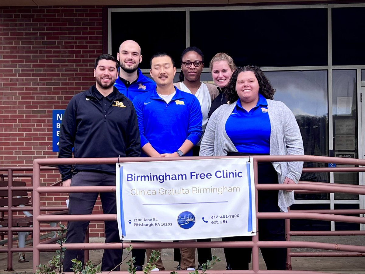 dpt_caro's tweet photo. helping those in need 🤝🏽 improving my PT skills

Had a great time this semester providing pro bono PT services at the Birmingham Free Clinic in Pittsburgh. Very excited to continue spending some time here next semester as a PT Student Director! https://t.co/1bAarGAmhg