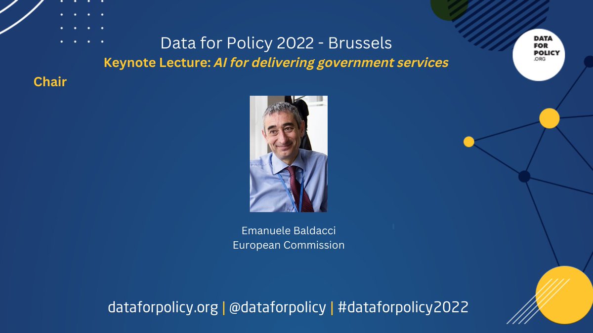 dataforpolicy's tweet image. Emanuele Baldacci @emibaldacci is now chairing our Keynote Lecture, delivered by @Gianlucamisu, Lead @InTouchAIeu and Director @ai4gov_eu.

He will discuss &quot;AI for delivering government services&quot;. Gianluca is an expert in technological diplomacy, innovation, and AI, among others.