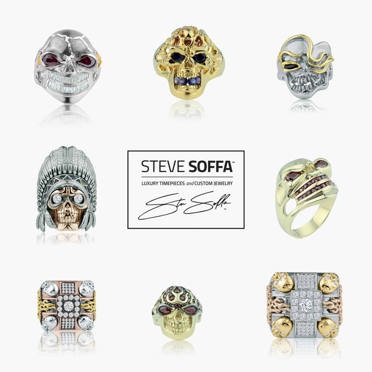 Men's Rings from designer Steve Soffa - Limited designs — stevesoffa.com/rings-for-him/ #mensrings #customrings #mensgifts #stevesoffa