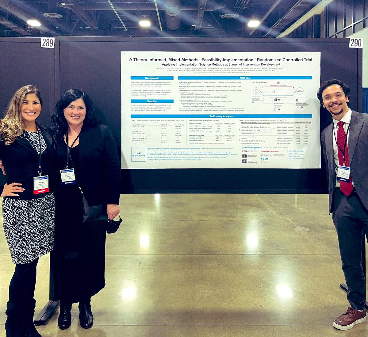 AndreaTDuran1's tweet photo. Grateful for this amazing team! They did a fantastic job presenting at today’s #DIScience22 poster session! Paving the path to improve CR implementation using #impscience methods and principles @CBCH_Columbia @nmoise_md @emmakatherineee https://t.co/LxiYzi4bvj