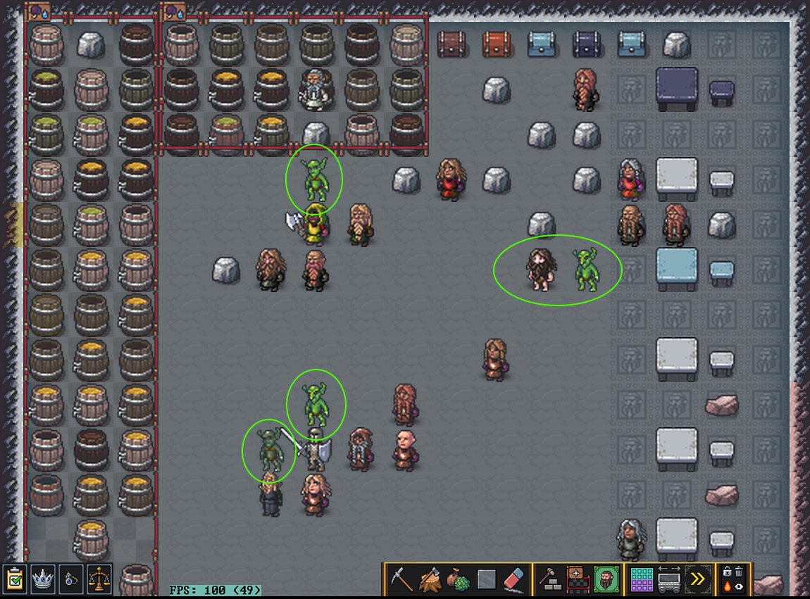 Game: A performance troupe just showed up
Me: That's cool
Game: Some of them are goblins
Me: Wait what?
Game: Also they're all naked

#DwarfFortress (bug??? or just a stylistic choice?)