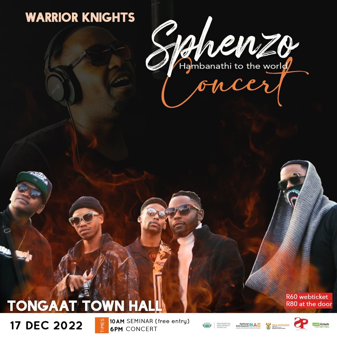 DaddyFlexy's tweet photo. This weekend we're out in KZN, Tongaat for Sphenzo's launch #HambanathiToTheWorldConcert #WarriorKnights #ChequeMateEntertainment https://t.co/eKtRoqSCSv