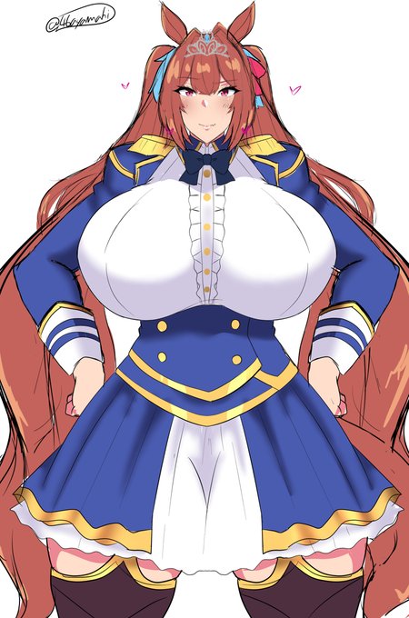 dskrkgk #ウマ娘プリティーダービー #ダイワスカーレット(ウマ娘) #勝負服 #落書き #巨乳 #ウマ娘 #着衣巨乳 #爆乳  