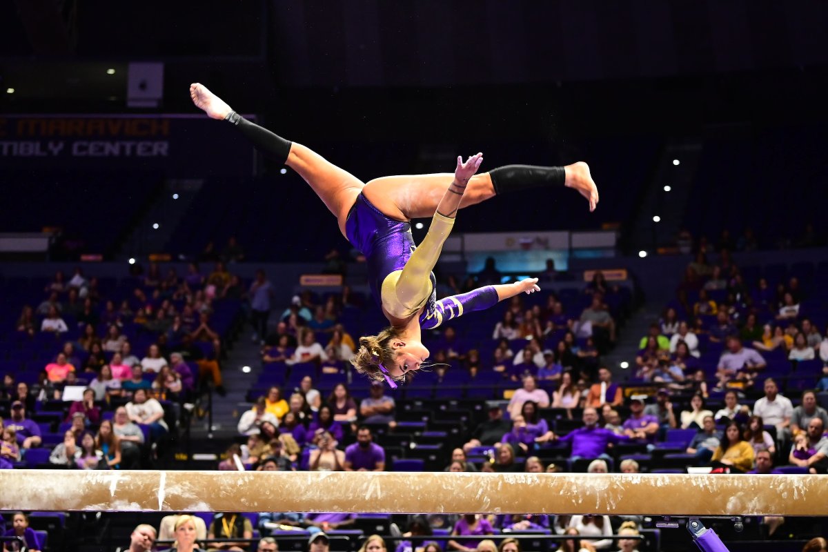 LSU Gymnastics on Twitter "That routine from kj_johnson101 🤩"