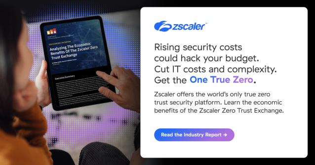 139% ROI. $4M in savings. And that’s just the beginning. Read this ESG report on how the Zscaler Zero Trust Exchange positively impacts operational efficiency. info.zscaler.com/resources-indu… #OneTrueZero bit.ly/3WafiCW