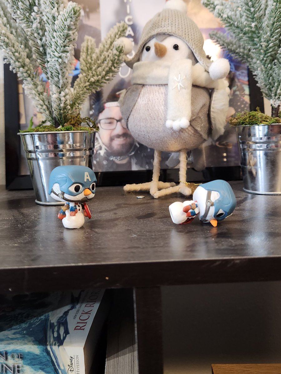 TKBM_'s tweet photo. ☃️Day 12☃️

Wow!  That really is America's ass! 🇺🇸

#FunkoPop #CaptainAmerica #HappyHolidays https://t.co/cSCpx15Nql