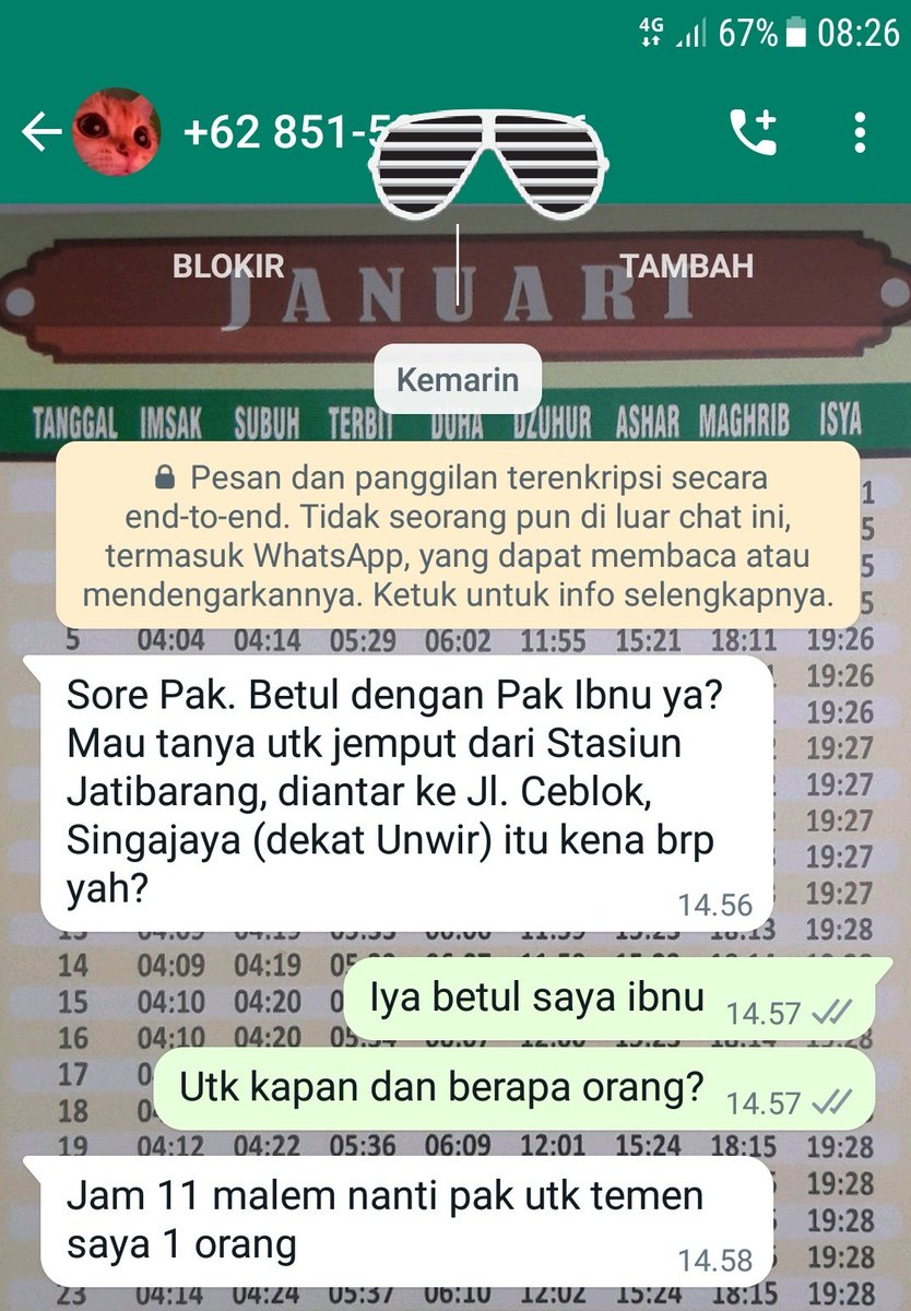 Melayani antar jemput ke stasiun Jatibarang. Jam berapa aja siap dilayanin.. utk wilayah jemput dan antar baru sekitaran imkot, balongan, pabean udik dll...