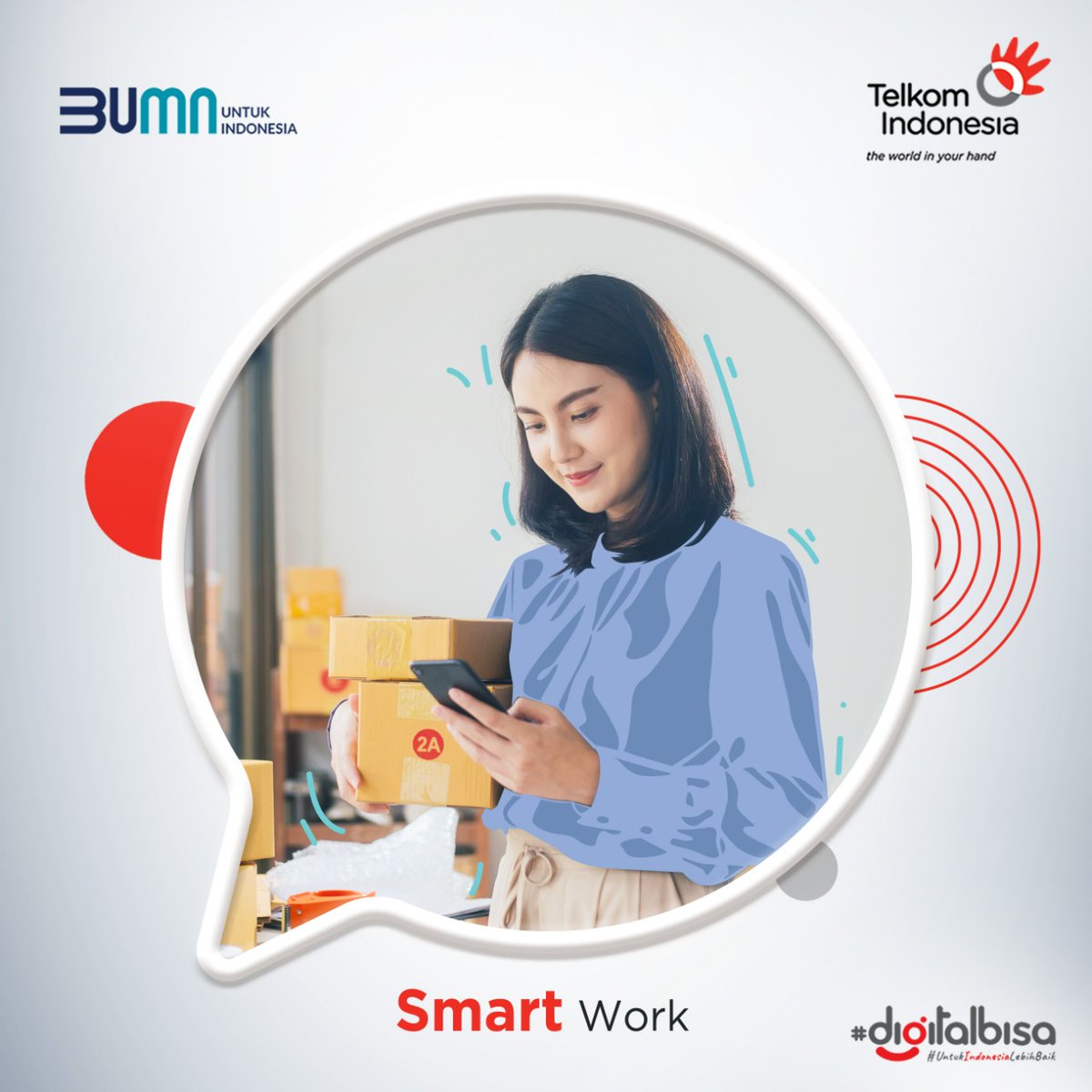 Kerja keras sangatlah penting, tetapi kerja cerdas dapat mempermudah pekerjaan.  Selamat pagi Sobat.  
 
Jangan lupa retweet semua postingan <a href="/TelkomIndonesia/">Telkom Indonesia</a> karena ada pulsa senilai Rp50.000 untuk 2 orang beruntung setiap harinya.