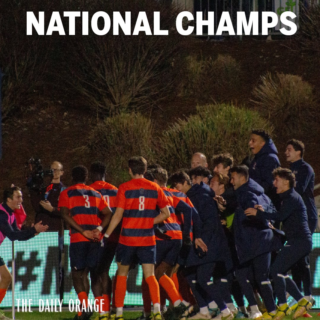 With a 7-6 PK win over No. 13 Indiana, Syracuse men's soccer wins the College Cup for the first time in program history.