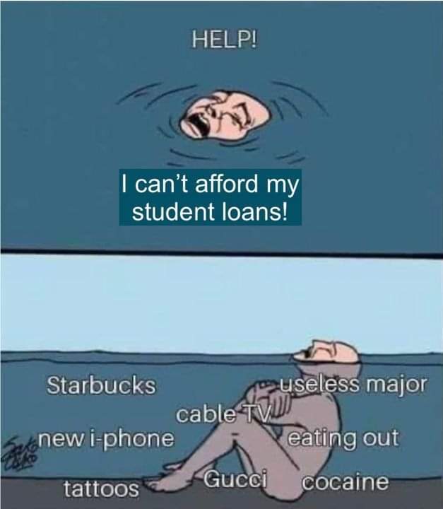 protroll520's tweet image. #BidenWorstPresidentInHistory #studentloanforgiveness #DemocratsAreTheProblem