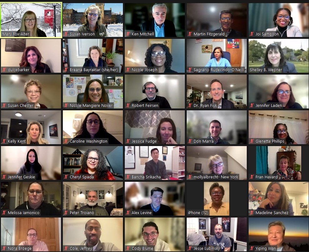 wow - what an incredible #EdLeadership Doctoral Retreat, connecting with students &amp; alumni &amp; faculty on "the nature of inquiry." #ThankYou to all who participated and especially to those who were panelists. @Mville_College  #MvilleLeads