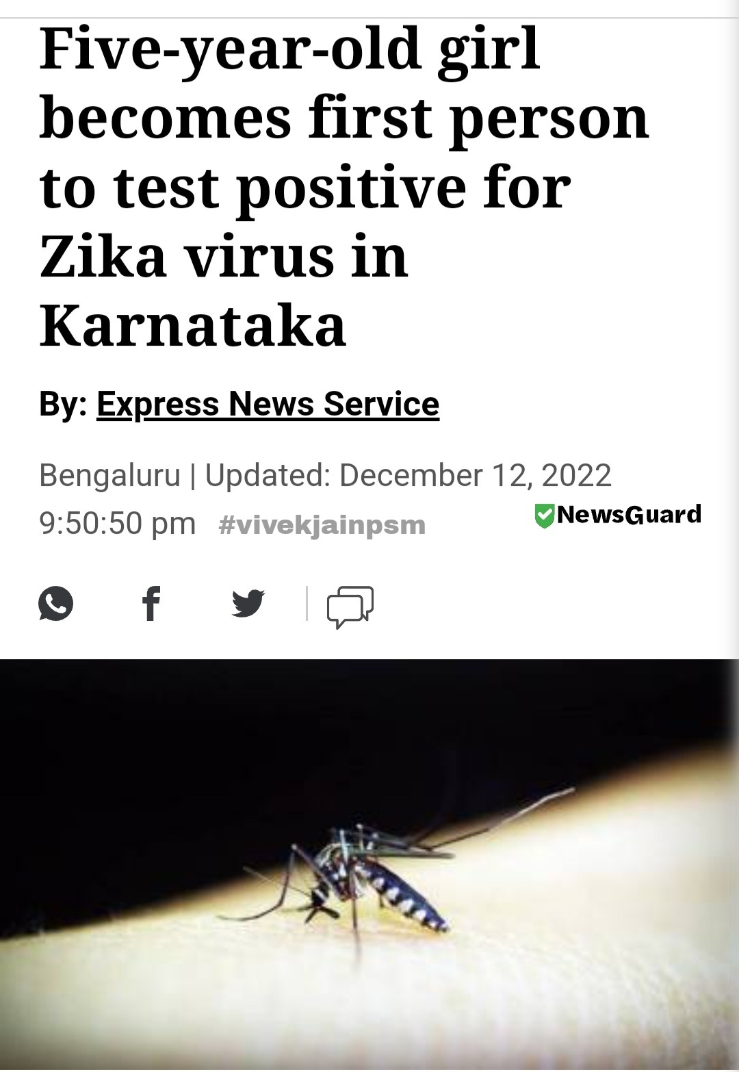 Vivek Jain on Twitter "PSM UPDATES DID YOU KNOW that Zika virus